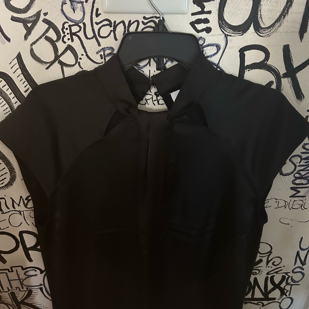 Nine West Black Blouse